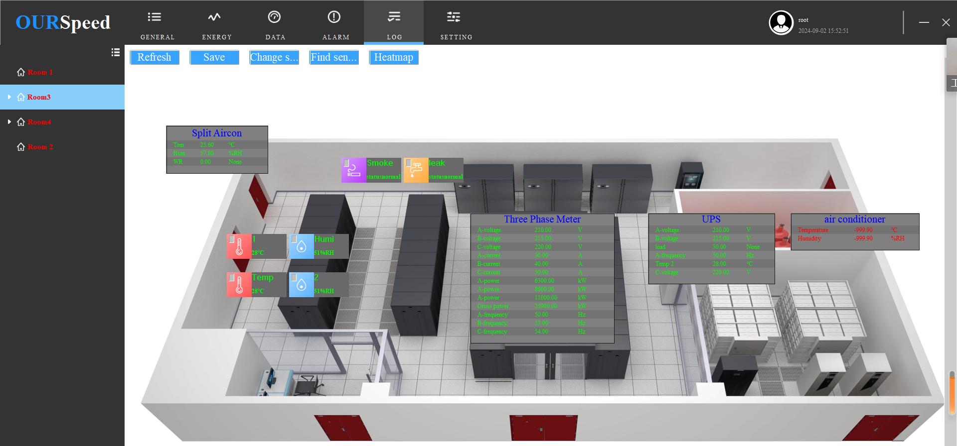 Software de monitoramento central EMS 5