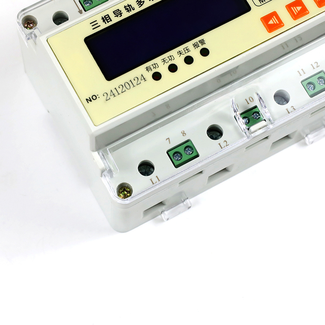 Medidor de eletricidade inteligente trifásico de trilho guia SPD194E